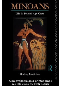 Rodney Castleden - Minoan Life in Bronze Age Crete-Routledge (1993)