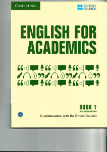 English for Academics