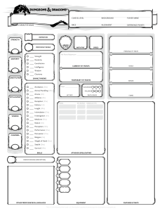 DnD 5E CharacterSheet FormFillable