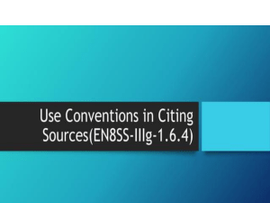 lo2 conventions in citing sources