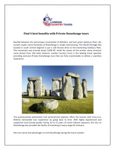 Find 4 best benefits with Private Stonehenge tours