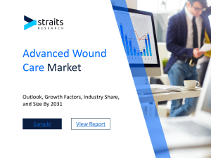 Advanced Wound Care Market: Key Industry Drivers, Business Outlook, and a Projected CAGR of 5.22%, Report to 2031