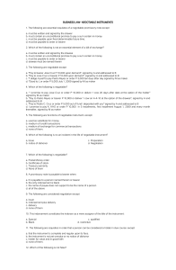 Business Law- Negotiable Instrument MCQ with answers