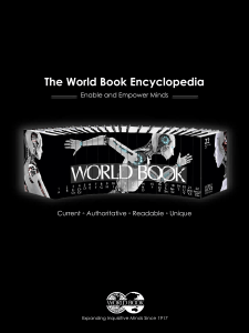 World Book Encyclopedia: Quality Education Resource