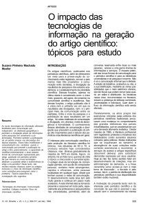 Impacto da Tecnologia na Geração de Artigos Científicos