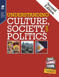 Understanding Culture, Society, Politics Textbook