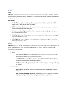 Agile and Scrum Methodologies Overview