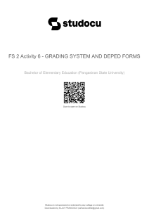 DEPED FORMS & GRADING SYSTEMS