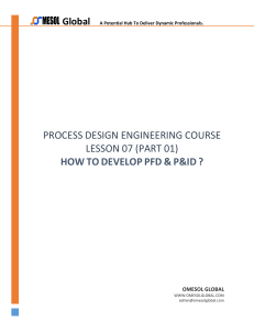 Process Design: PFD & P&ID Development