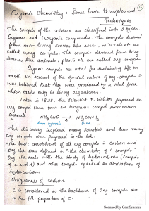 organic chemistry some basic principles and techniques