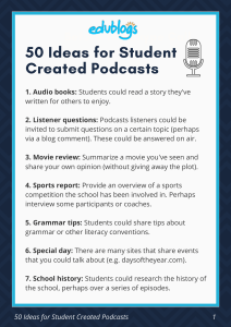 50 Podcast Ideas for Students