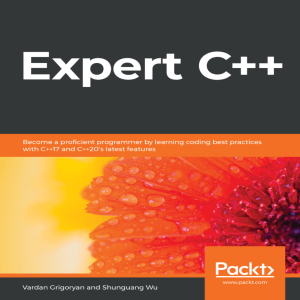 Expert C++ Programming with C++17 and C++20