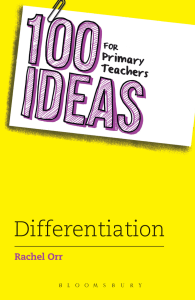 100 Ideas for Primary Teachers Differentiation