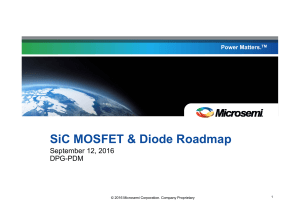 Roadmap for SiC power devices