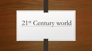 Q1 W2 21st Century World (Group 1)