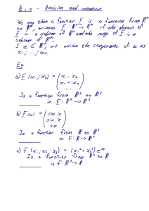 S1.0 - Revision and Notation