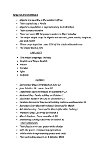 Nigeria presentation (2)