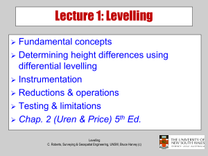 Leveling Fundamentals: Surveying Presentation