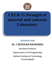 Strength of Materials & Concrete Lab Manual