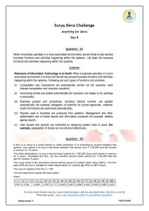 Accounting & Finance Worksheet: IT in Audit & Capital Budgeting