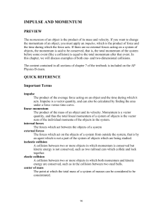 6. Momentum and Impulse