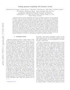 Scaling quantum computing with dynamic circuits