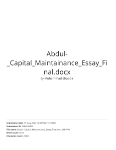 Abdul- Capital Maintainance Essay Final.docx