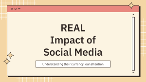 Social Media Impact: Data, Privacy, and Real-World Effects