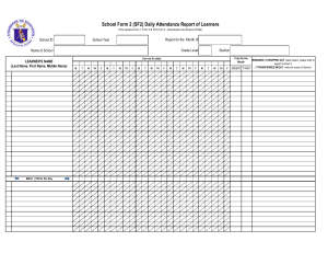 SF 2 Daily Attendance