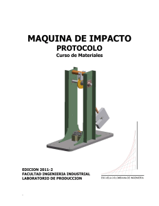 Protocolo Máquina de Impacto: Curso de Materiales