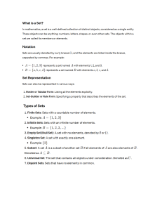 Introduction to Set Theory