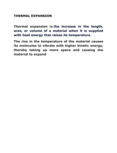 Thermal Expansion Explained