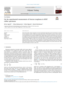 fracture toughness in SENT Rubber 2020