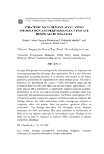 SMA & Hospital Performance in Malaysia
