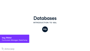 Introduction to SQL Databases