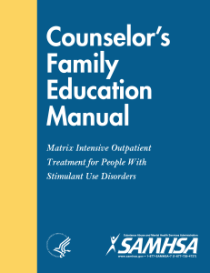 2 Counselor's Family Education Manual