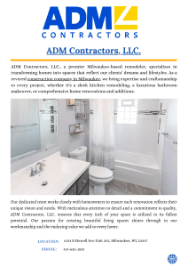 ADM Contractors, LLC.