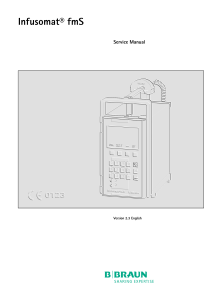 Infusomat fmS Service Manual