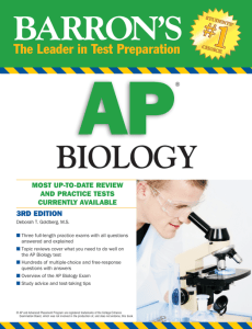 AP Biology (Barrons)