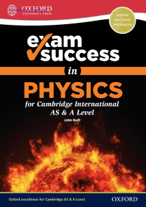 Exam Success in Physics for Cambridge AS & A Level