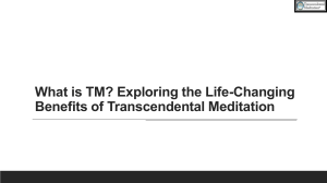 Transcendental Meditation: Benefits & How to Practice TM