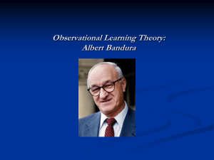 Observational Learning Theory: Bandura & Vygotsky