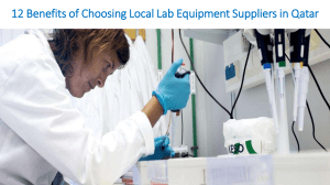 12 Benefits of Choosing Local Lab Equipment Suppliers in Qatar