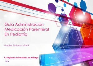 Administracin Medicacin Pediatra 2014