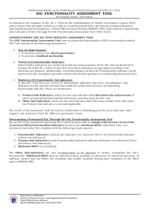 1- [DM-OUHROD-2023-1399] Enclosure No. 1-  2023 SGC Functionality Assessment Tool (For Reference)