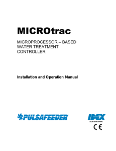 Microprocessor based controller - MicroTrac IO