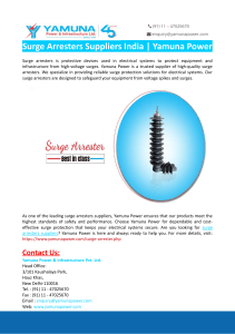 Surge Arresters Suppliers