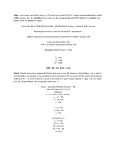 Bond Yields & Risk Premiums Analysis