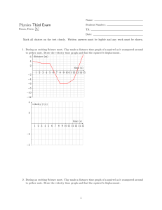 1 - Velocity Time Practice