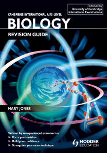 Cambridge A/AS Level Biology Revision Guide